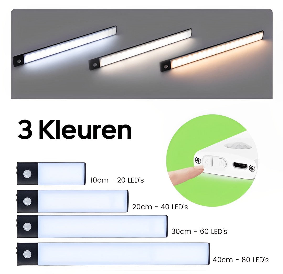 Lumina- Oplaadbare sensor LED strips